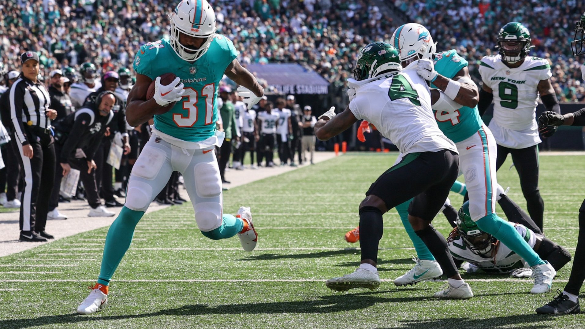 NFL Week 5 Fantasy Football Recap New York Jets vs. Miami Dolphins