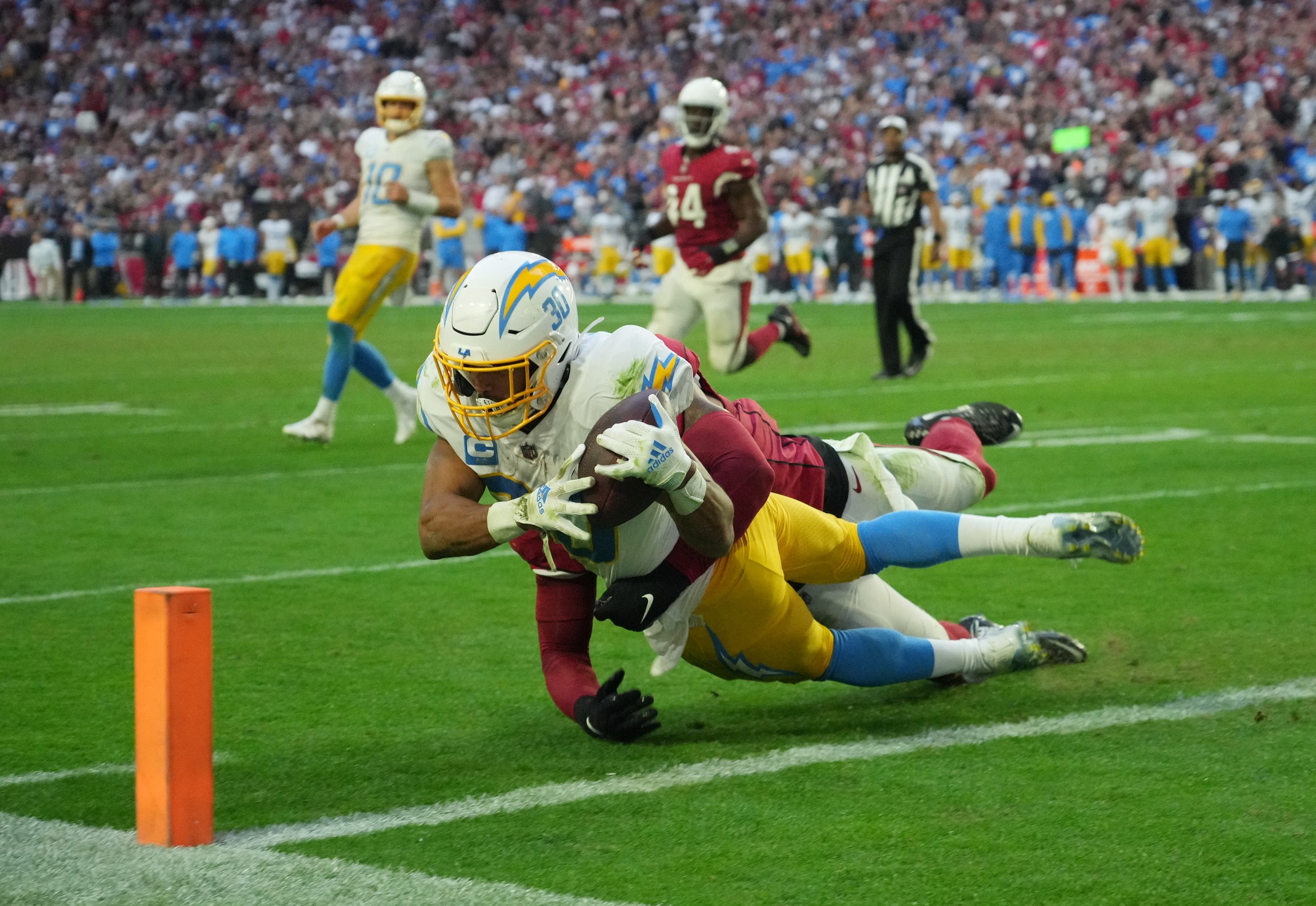 score of the cardinals football game