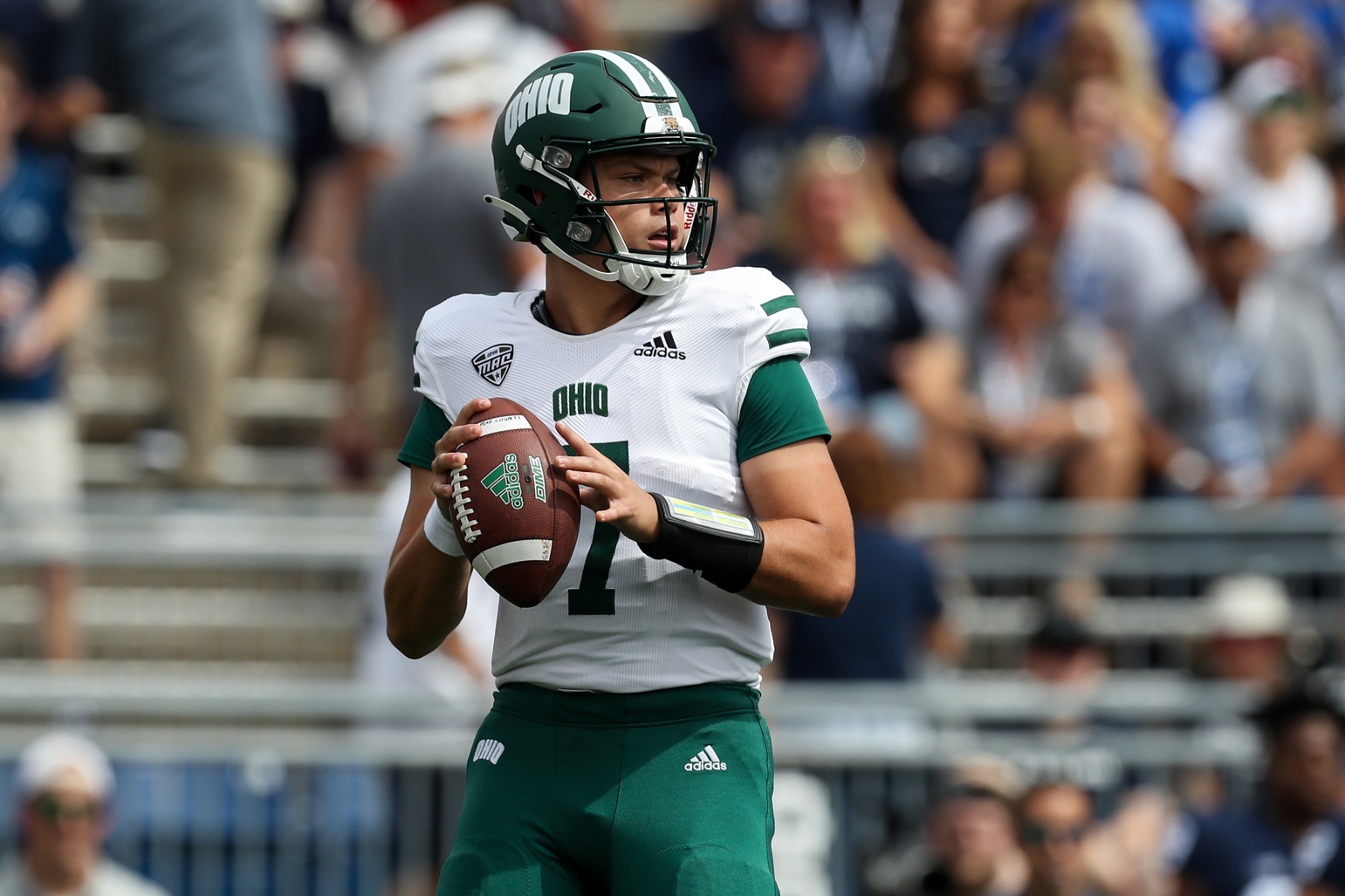 2022 PFF College All MAC Team Ohio QB Kurtis Rourke Toledo CB