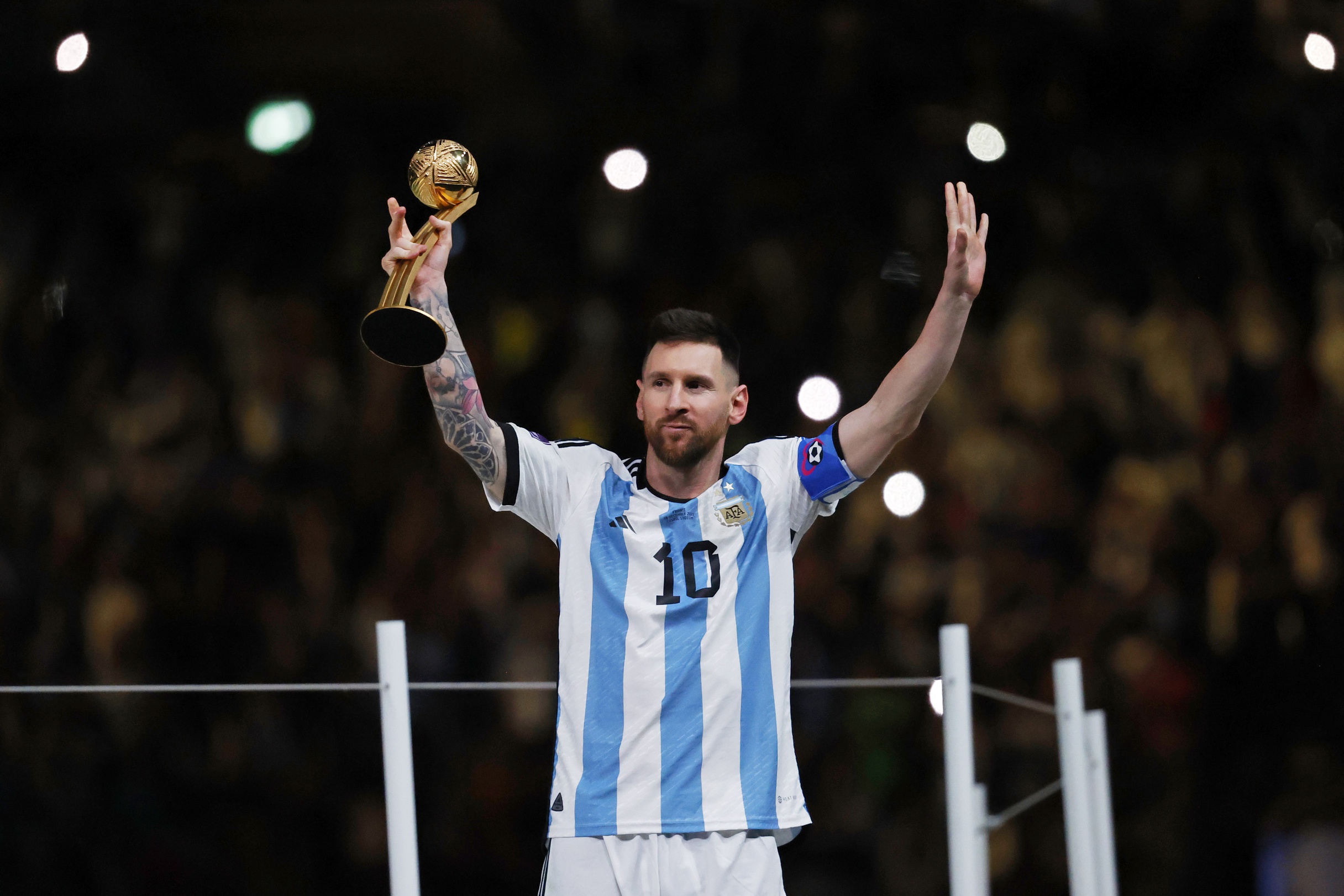 Lionel Messi voted best footballer of 2022 after World Cup win