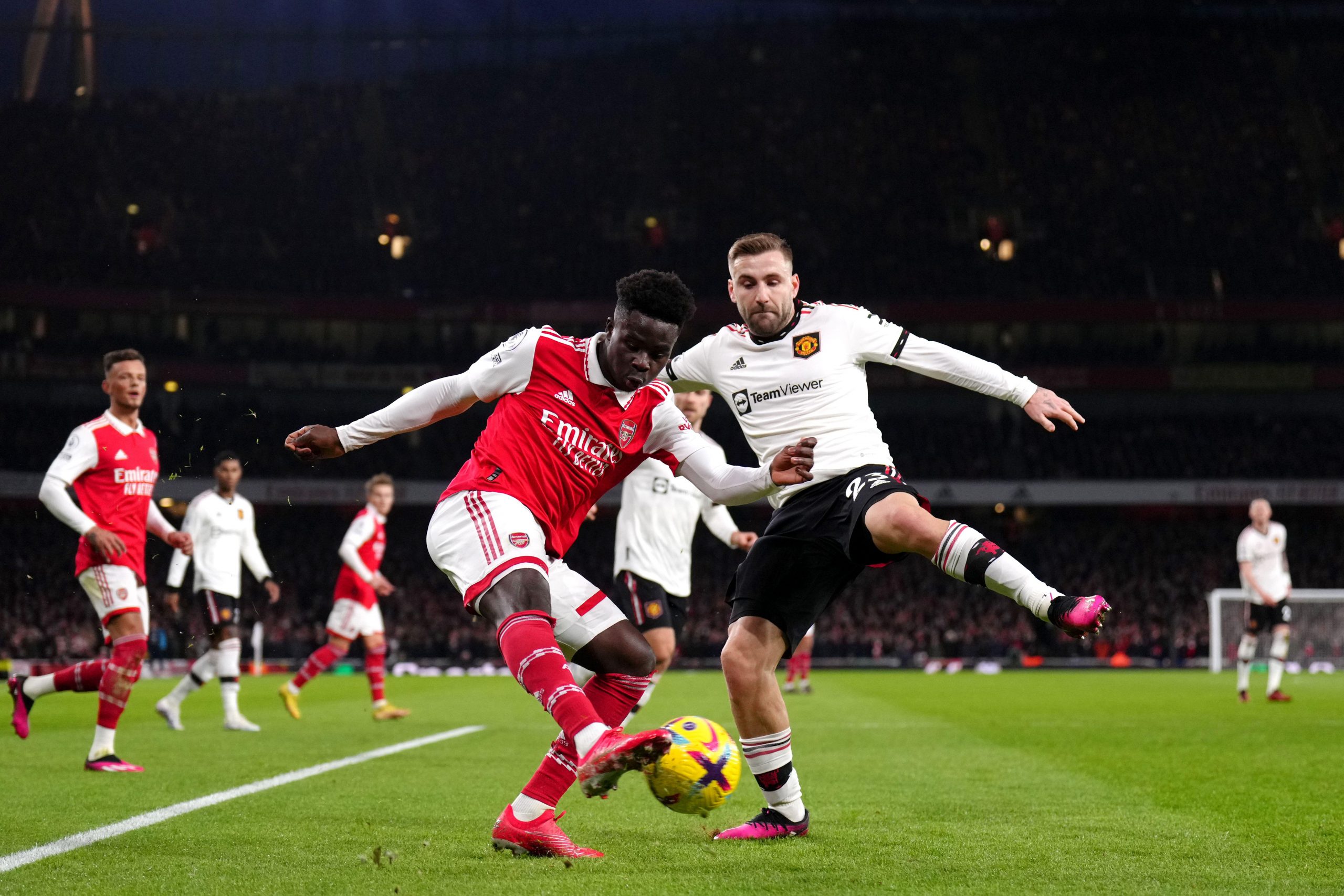 Arsenal winger Bukayo Saka