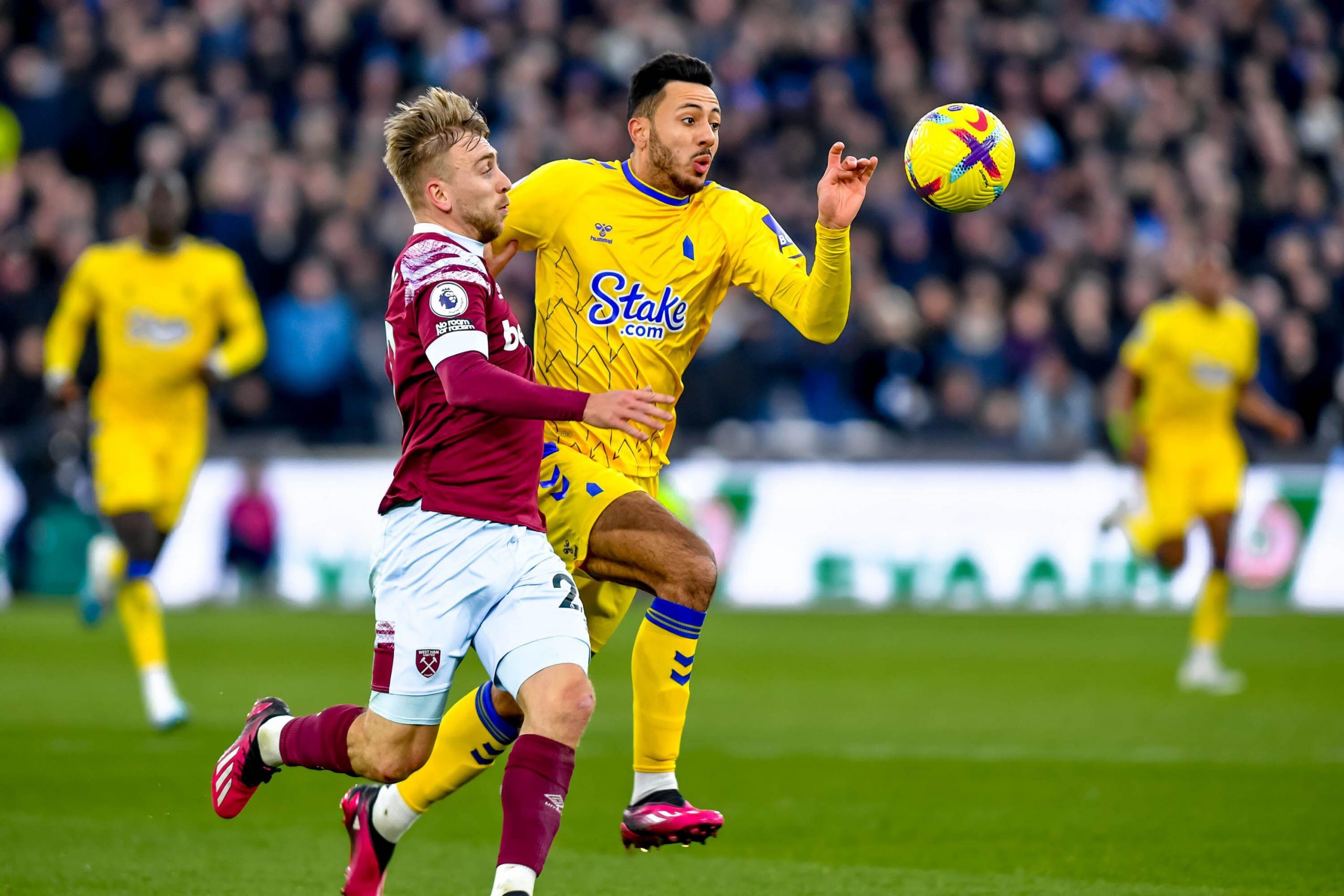 Everton winger Dwight McNeil