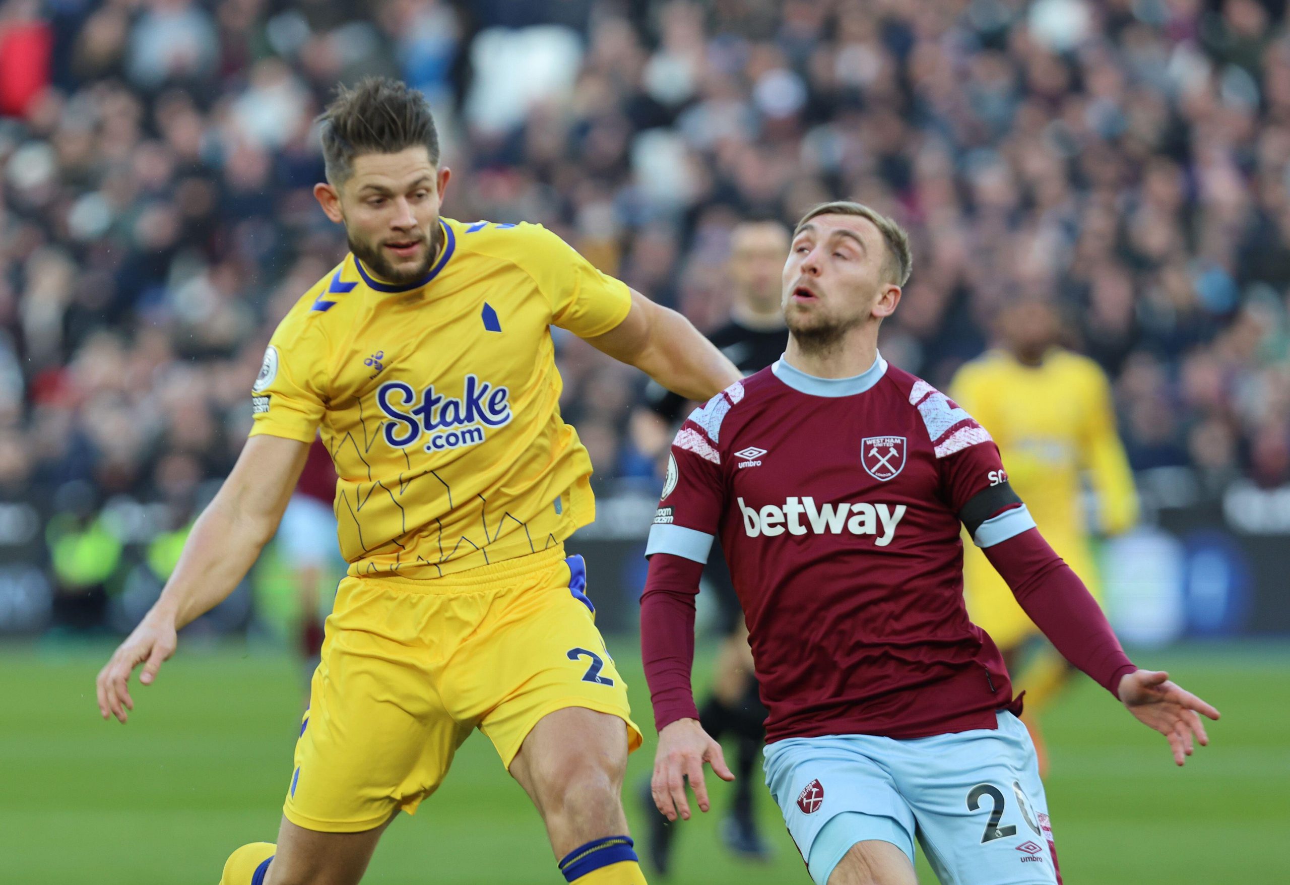 Everton defender James Tarkowski