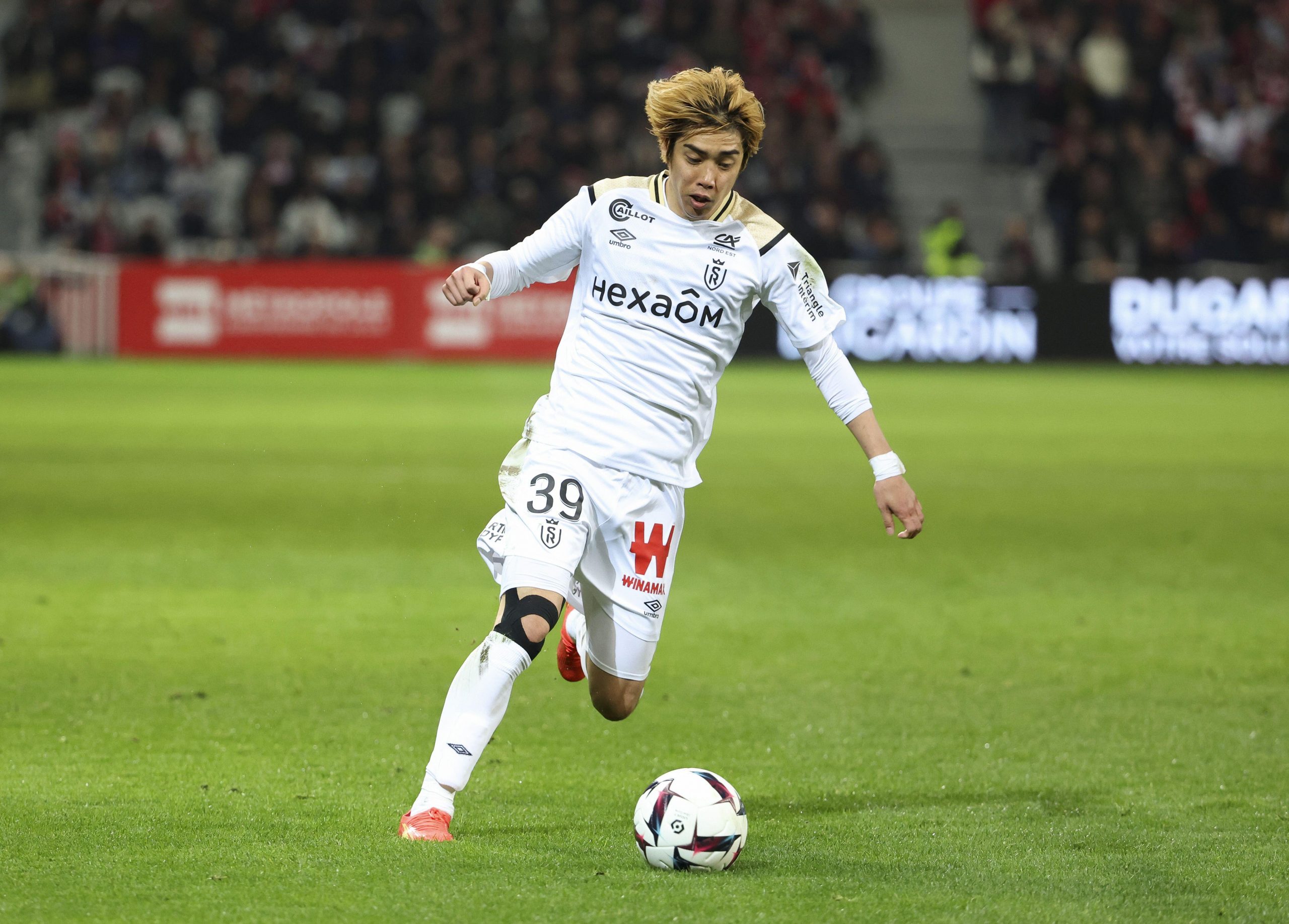 Stade de Reims winger Junya Ito