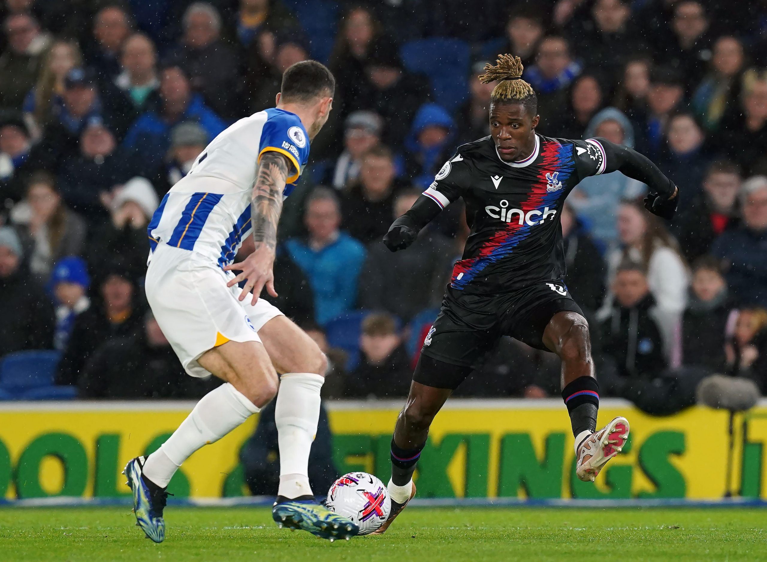 Crystal Palace forward Wilfried Zaha