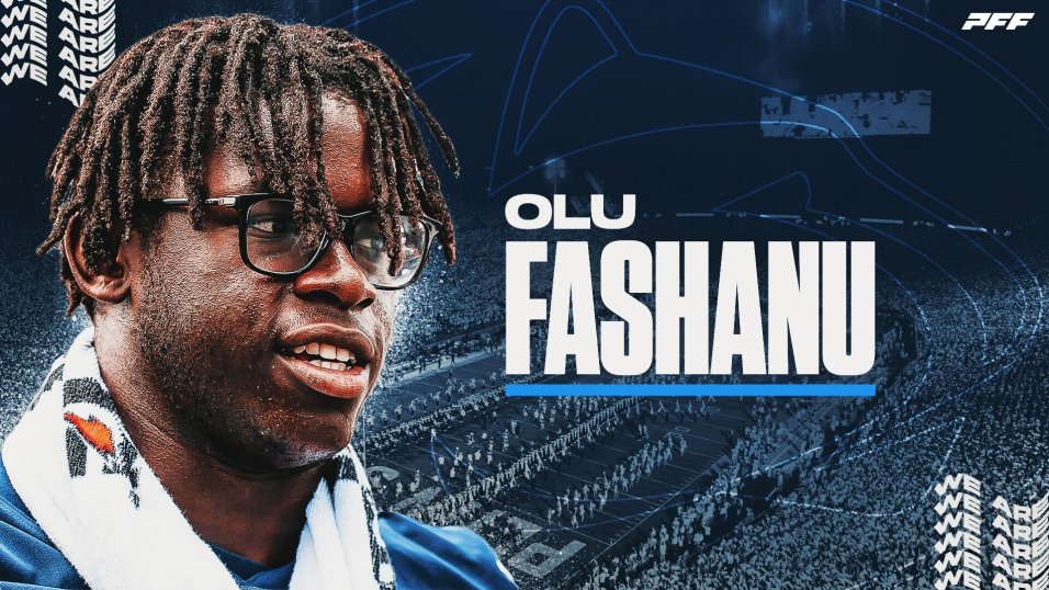 PFF Ranks Penn State OT Olu Fashanu top Offensive Tackle In 2024