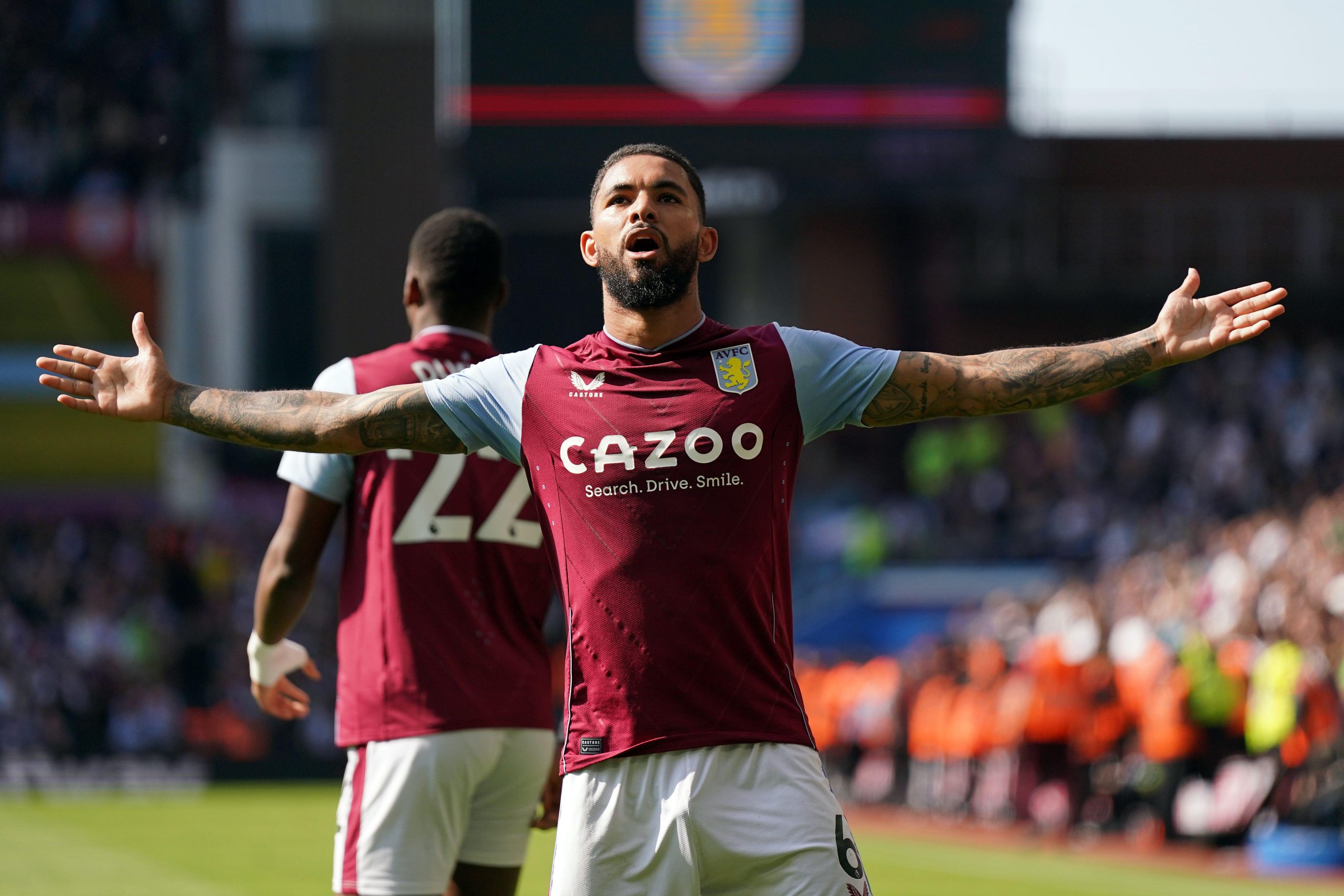 Aston Villa midfielder Douglas Luiz