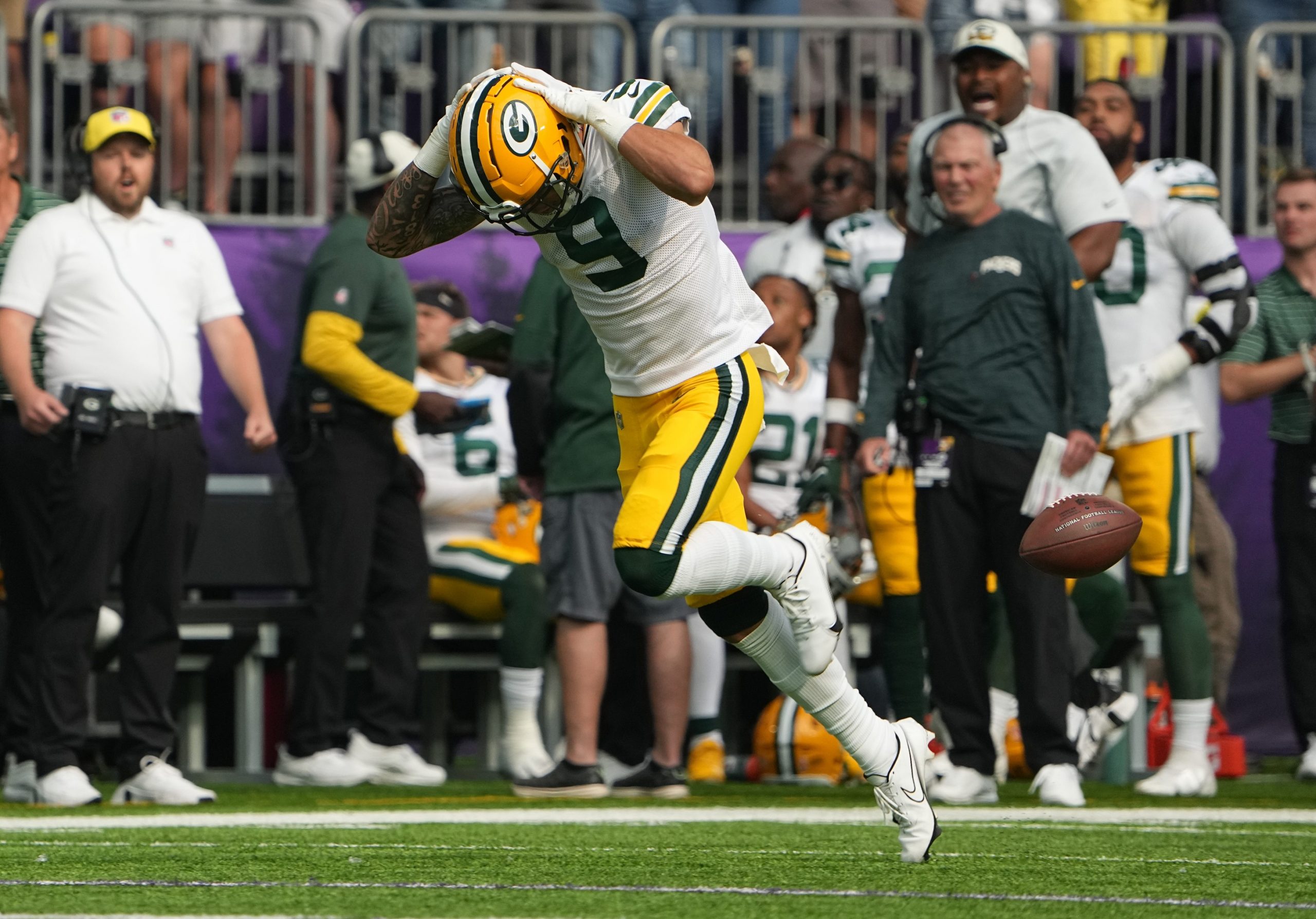 Best photos of Christian Watson's rookie season with Packers