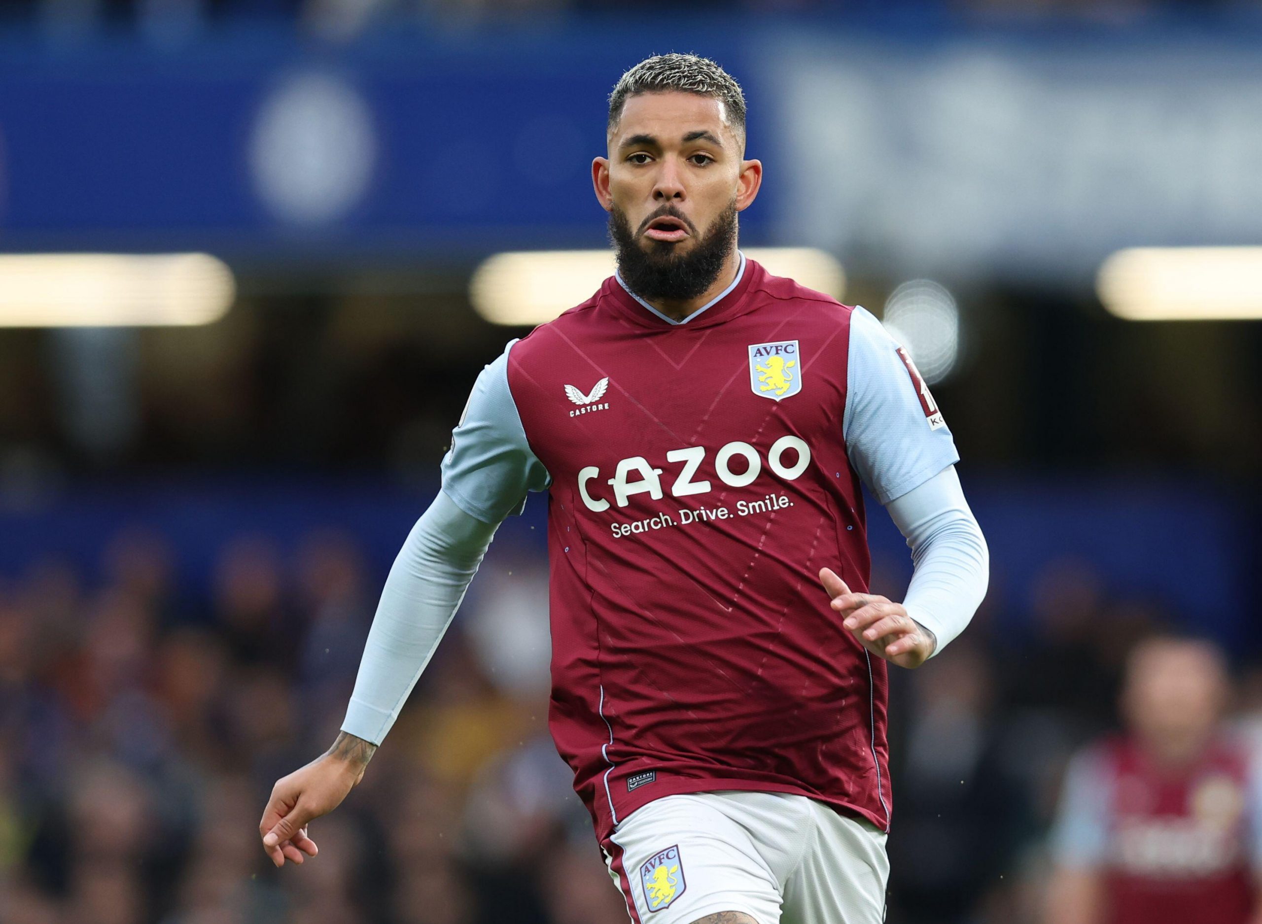 Aston Villa midfielder Douglas Luiz