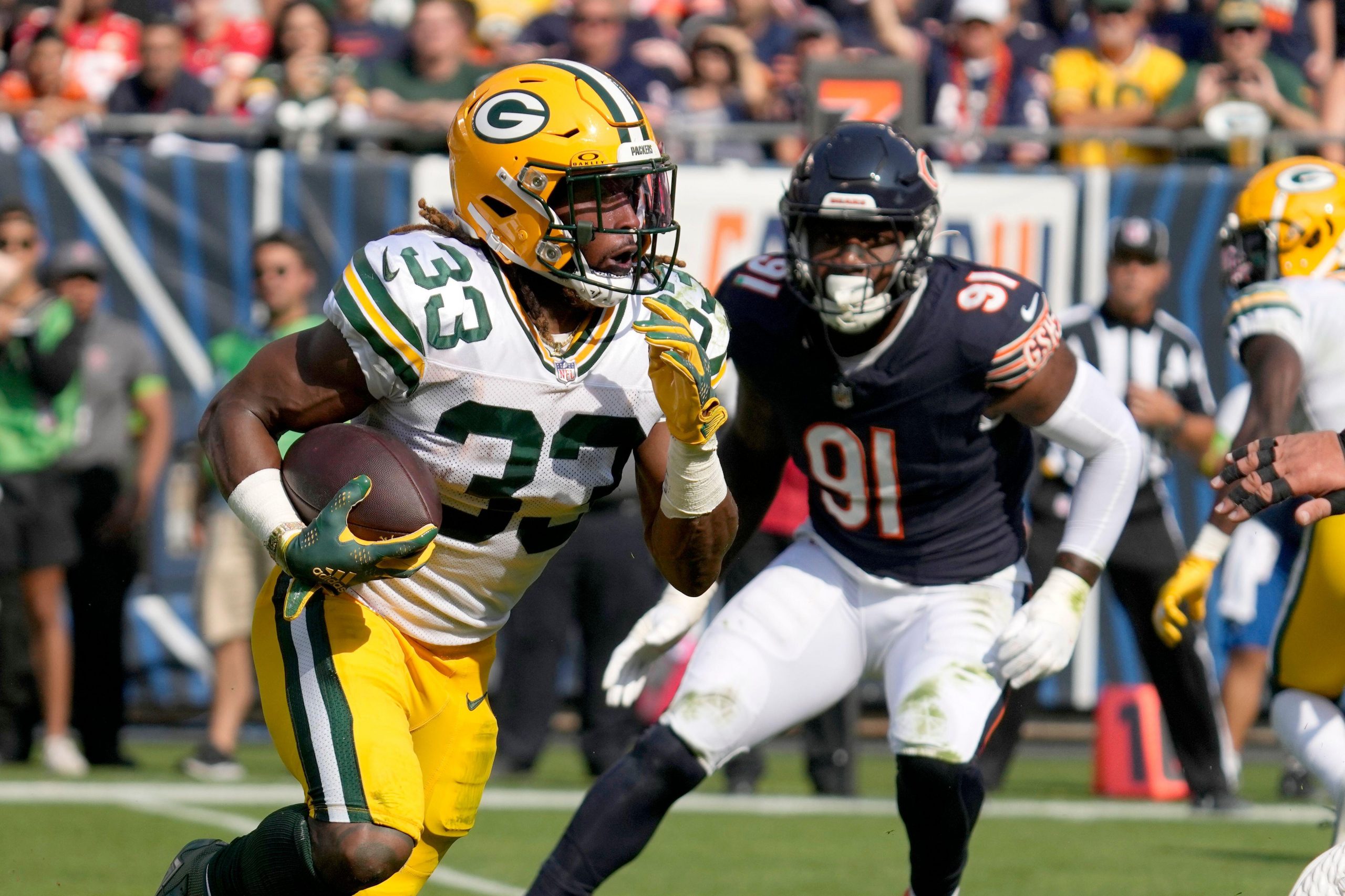 Pro football week 1: Packers at Vikings (Sept. 11, 2022)