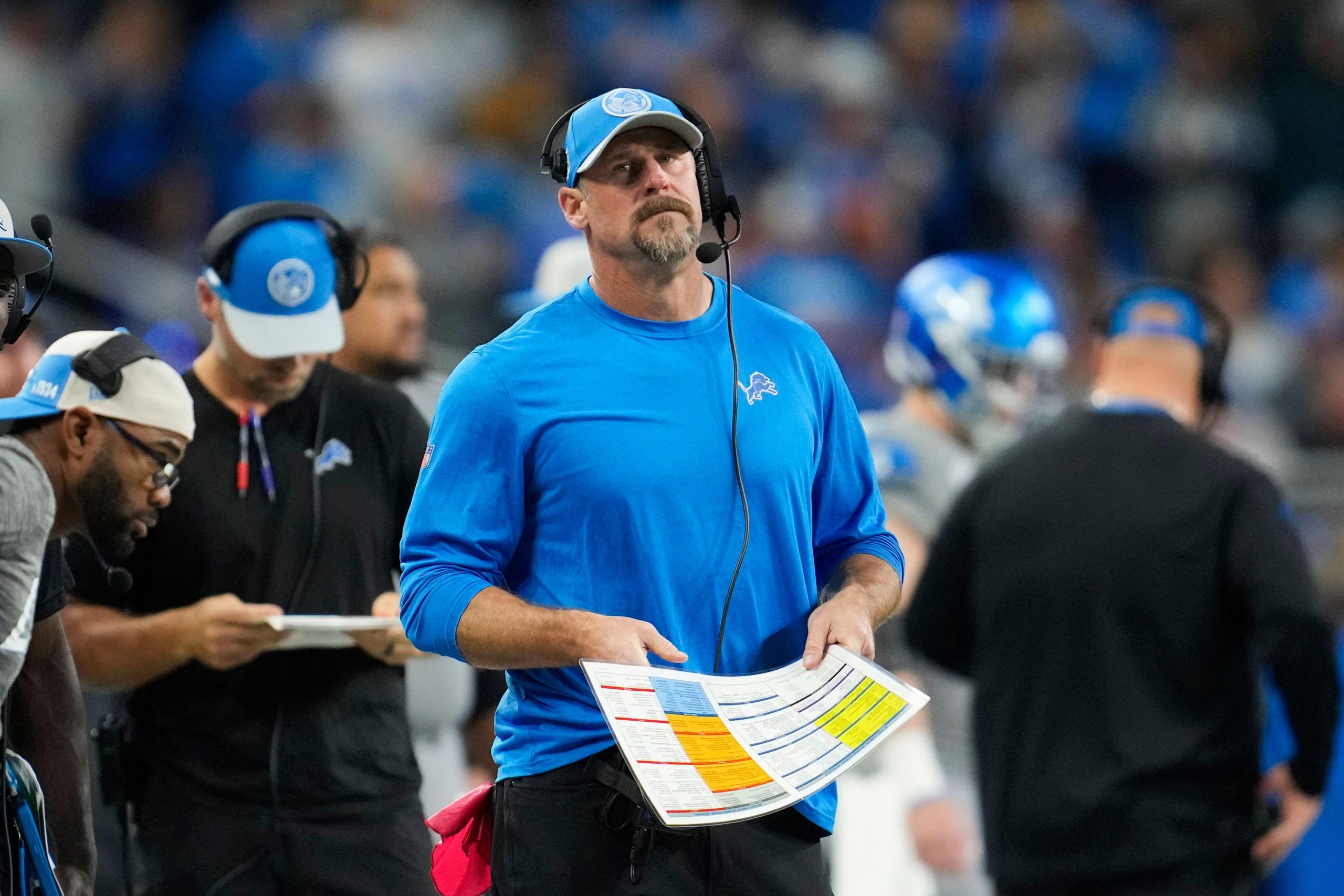 Detroit Lions Head Coach Dan Campbell Is The Unlikely Face Of Fourth ...