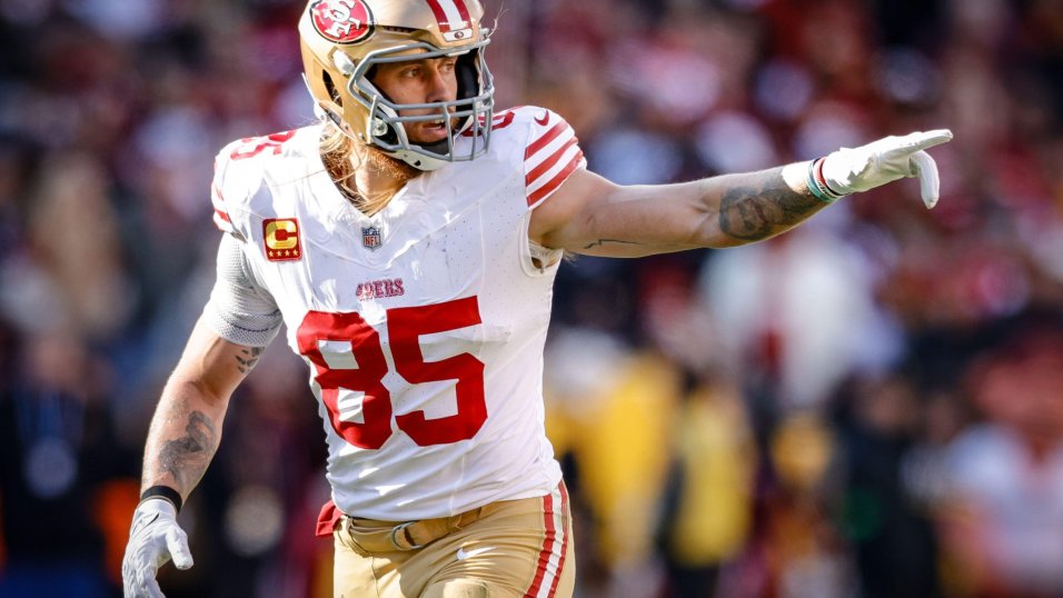Super Bowl: George Kittle's 1st catch makes good on 4th-down