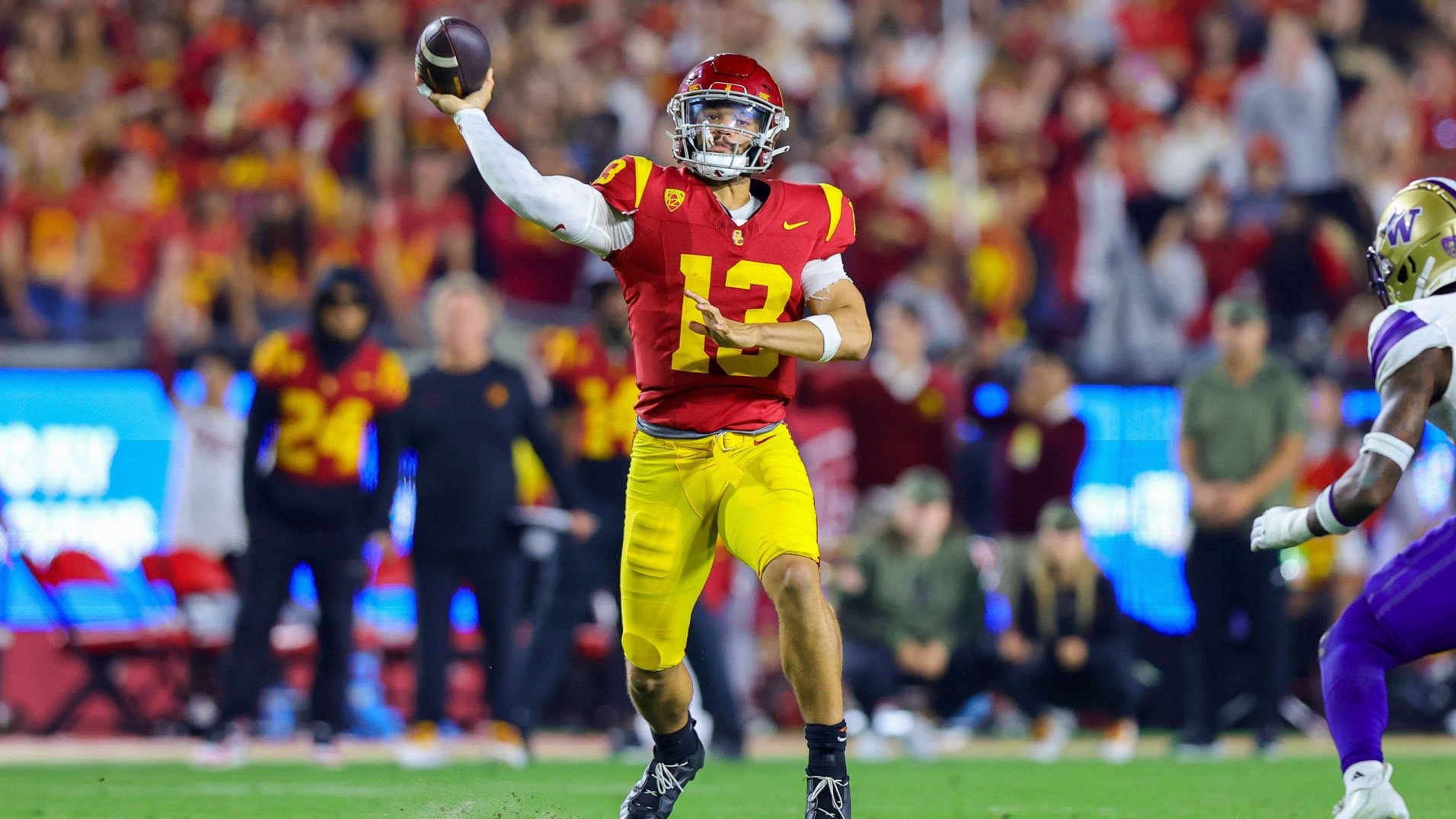 2024 NFL Draft Collegetopro projections for USC QB Caleb Williams