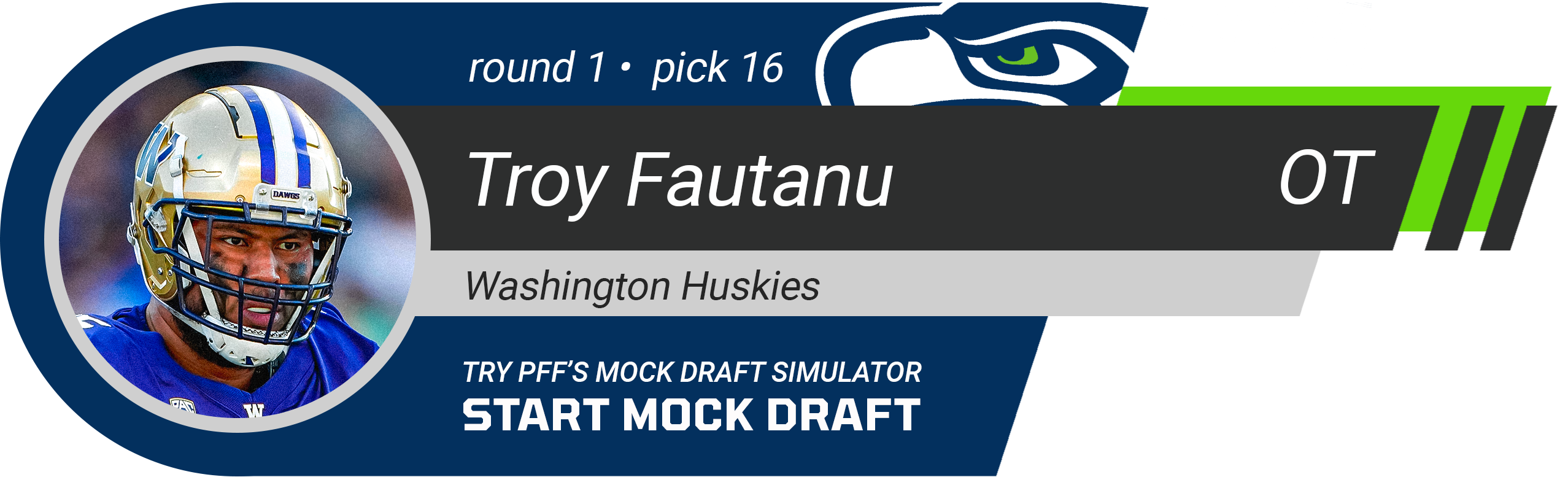 16. Seattle Seahawks: T Troy Fautanu, Washington