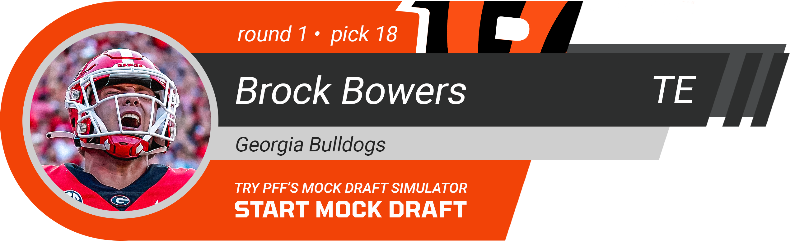 18. Cincinnati Bengals: TE Brock Bowers, Georgia