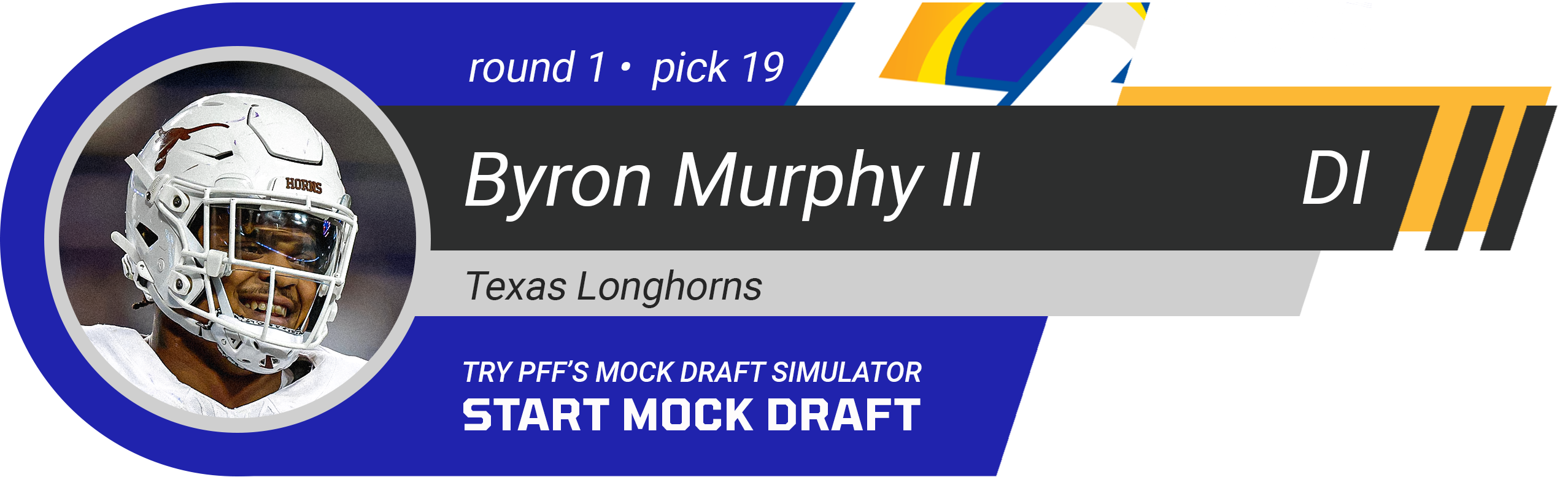 19. Los Angeles Rams: DI Byron Murphy II, Texas