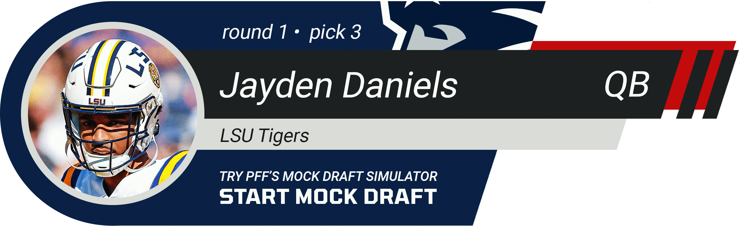 New England Patriots: Jayden Daniels, QB, LSU