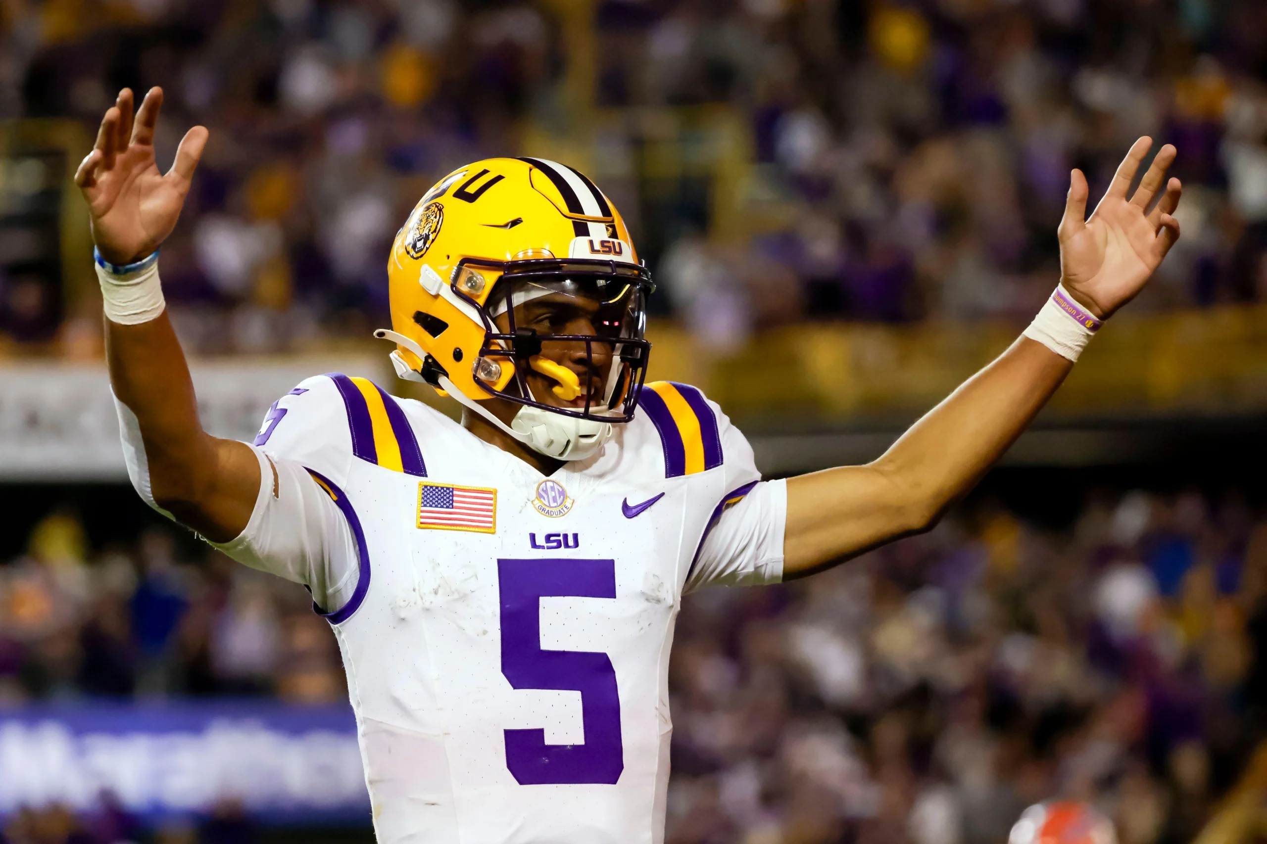 2024 NFL Draft: College-to-pro Projections For LSU QB Jayden Daniels ...