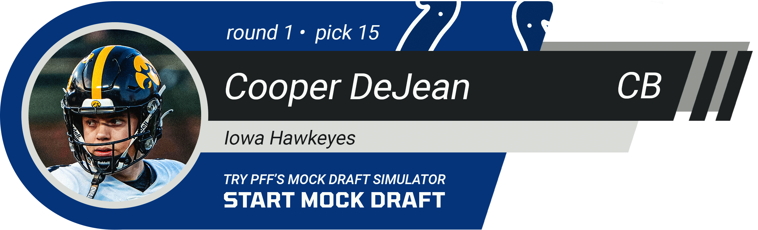 15. Indianapolis Colts: CB Cooper DeJean, Iowa