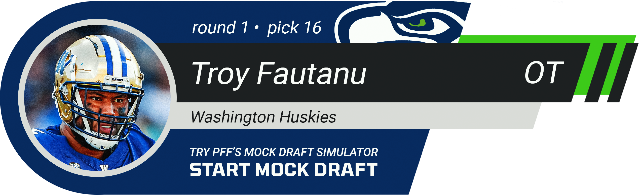 16. Seattle Seahawks: T Troy Fautanu, Washington