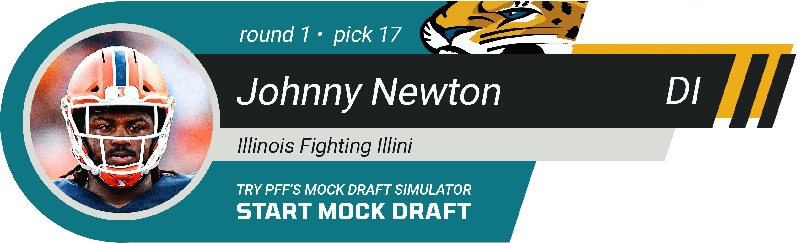 17. Jacksonville Jaguars: DI Johnny Newton, Illinois