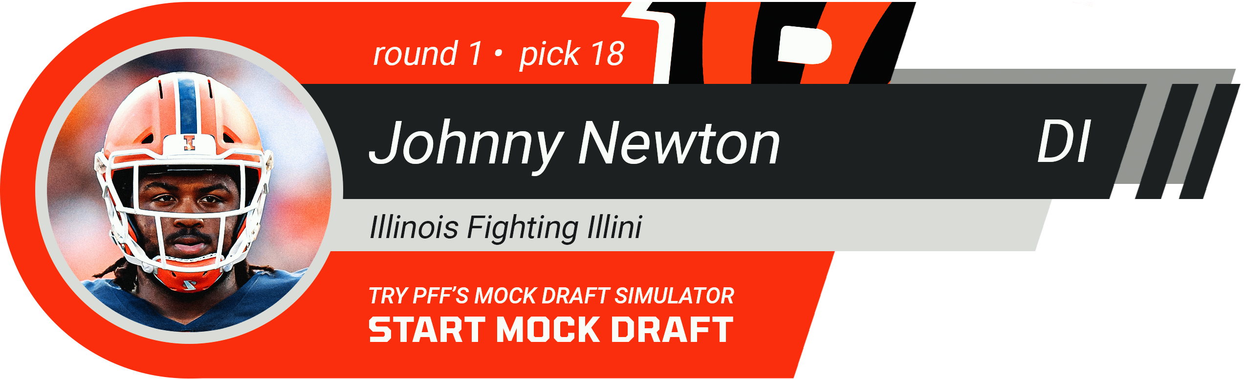 18. Cincinnati Bengals: DI Johnny Newton, Illinois