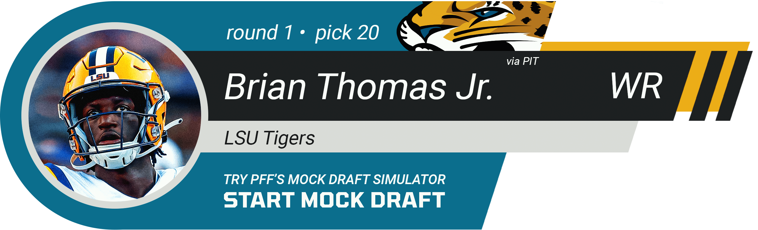 20. Jacksonville Jaguars: WR Brian Thomas Jr., LSU