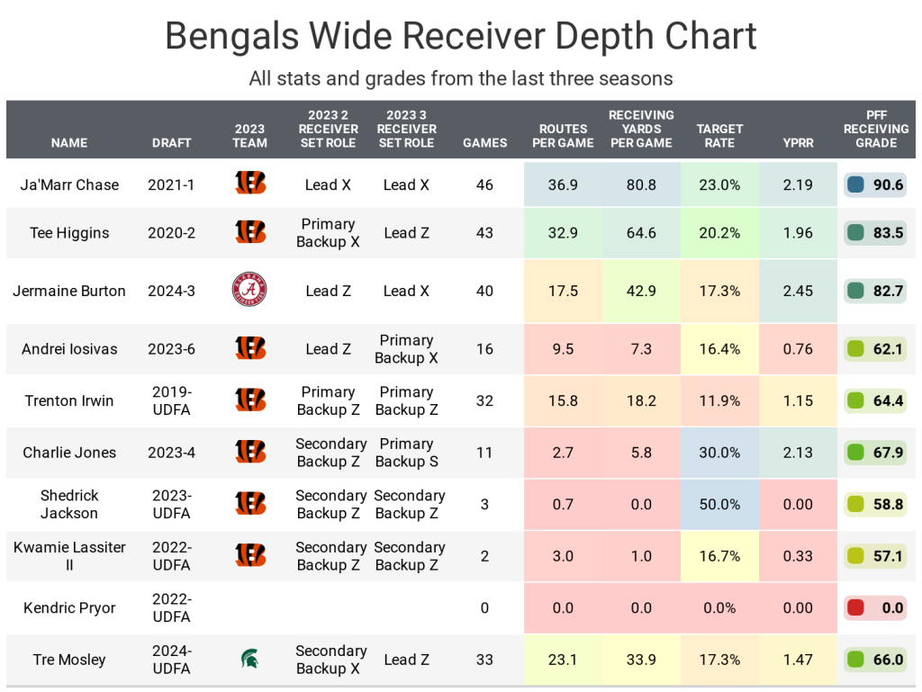 Fantasy Football Player Profile 2024 Cincinnati Bengals WR Ja'Marr Chase