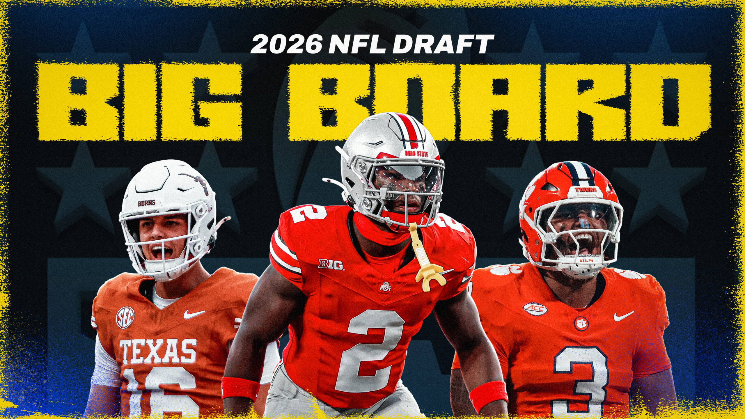 2026 NFL Draft Big Board: The top 25 players, including Arch Manning, Caleb Downs and more