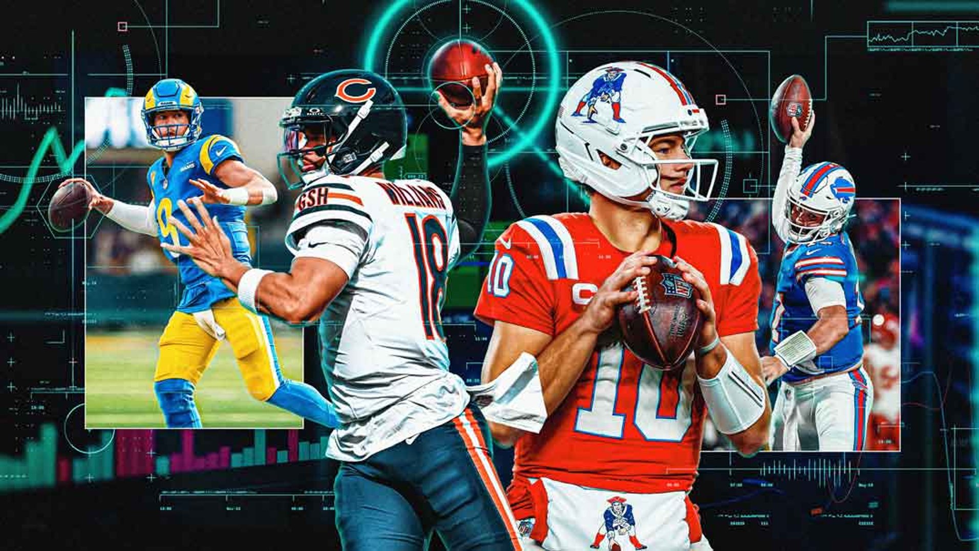PFF quarterback rankings showing performance metrics for all 32 starters ahead of the 2026 season